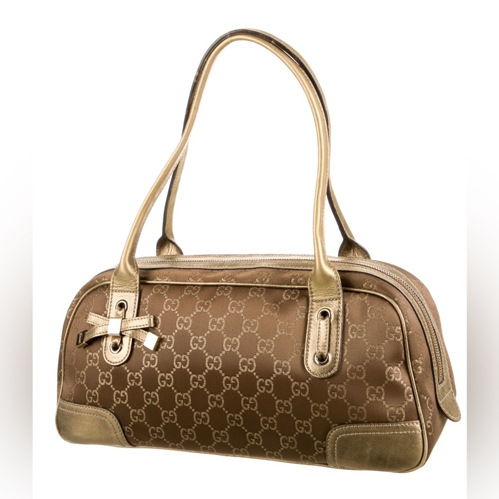 Authentic Gucci GG Lurex Princy Boston Bag - Bought from TheRealReal - Picture 3 of 16